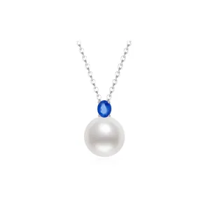 18K Solid Gold Pearl Necklace KN00108