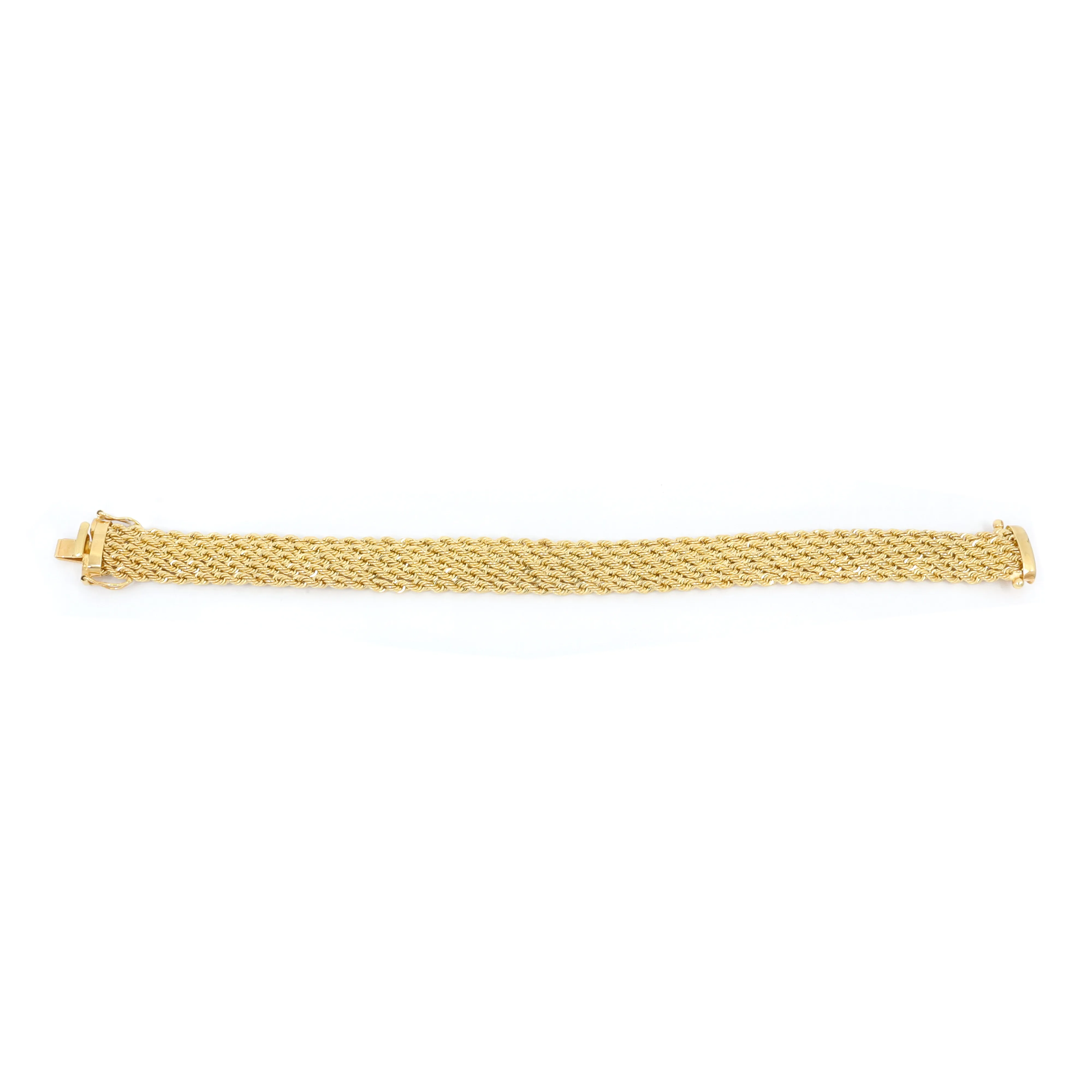 18K Yellow Italian Made Gold Bracelet - 20724597