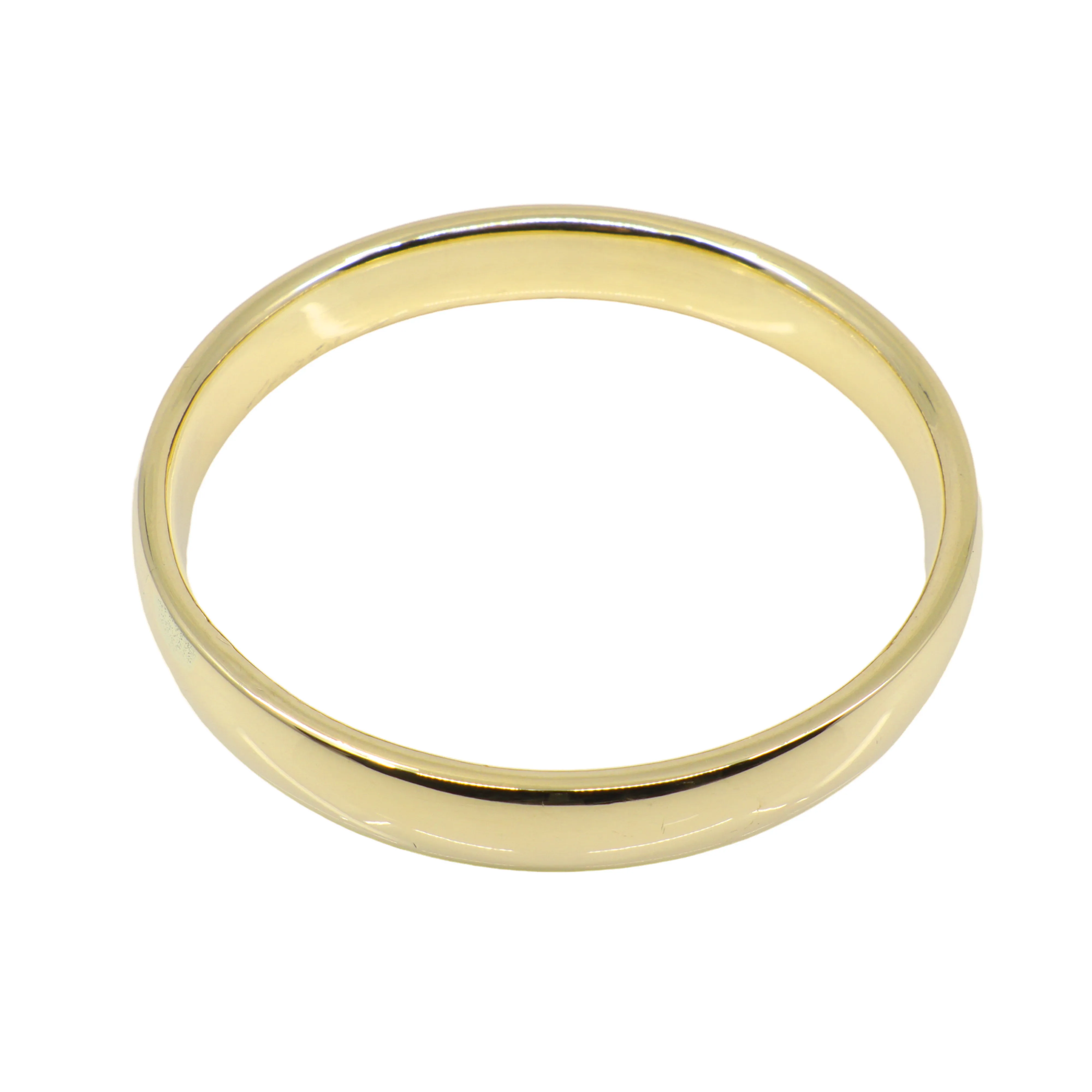 9K Yellow Gold & Sliver filled Bangle - 20646530