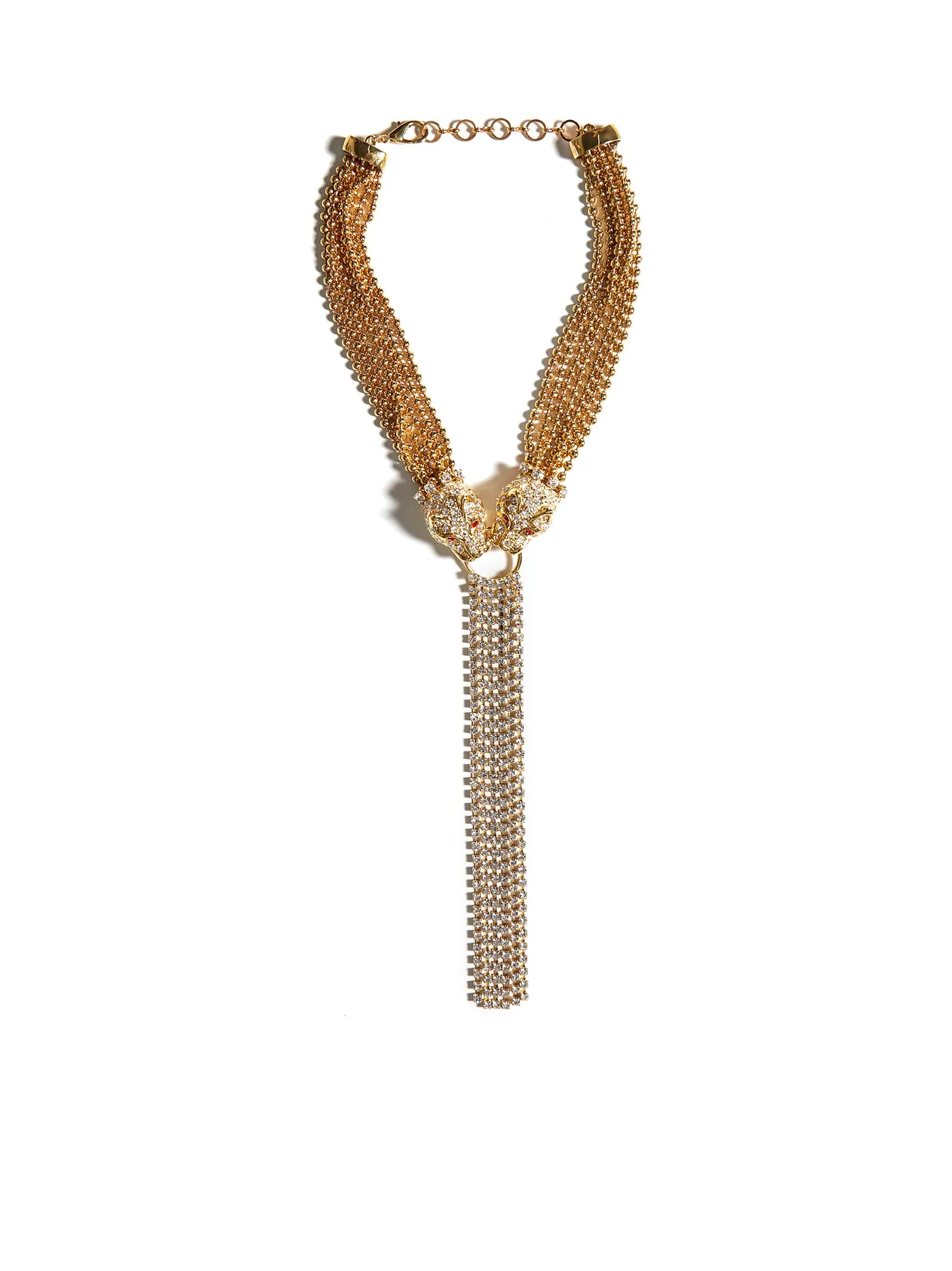 Alessandra Rich Tassel Detail Neckless