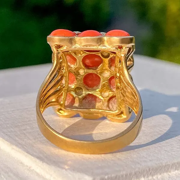 Antique Coral Ring