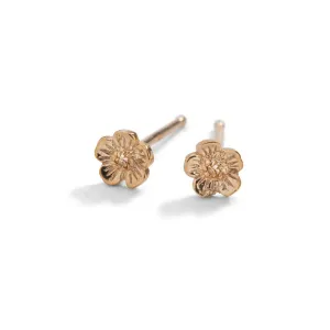 Blossom Studs, 9kt Yellow Gold