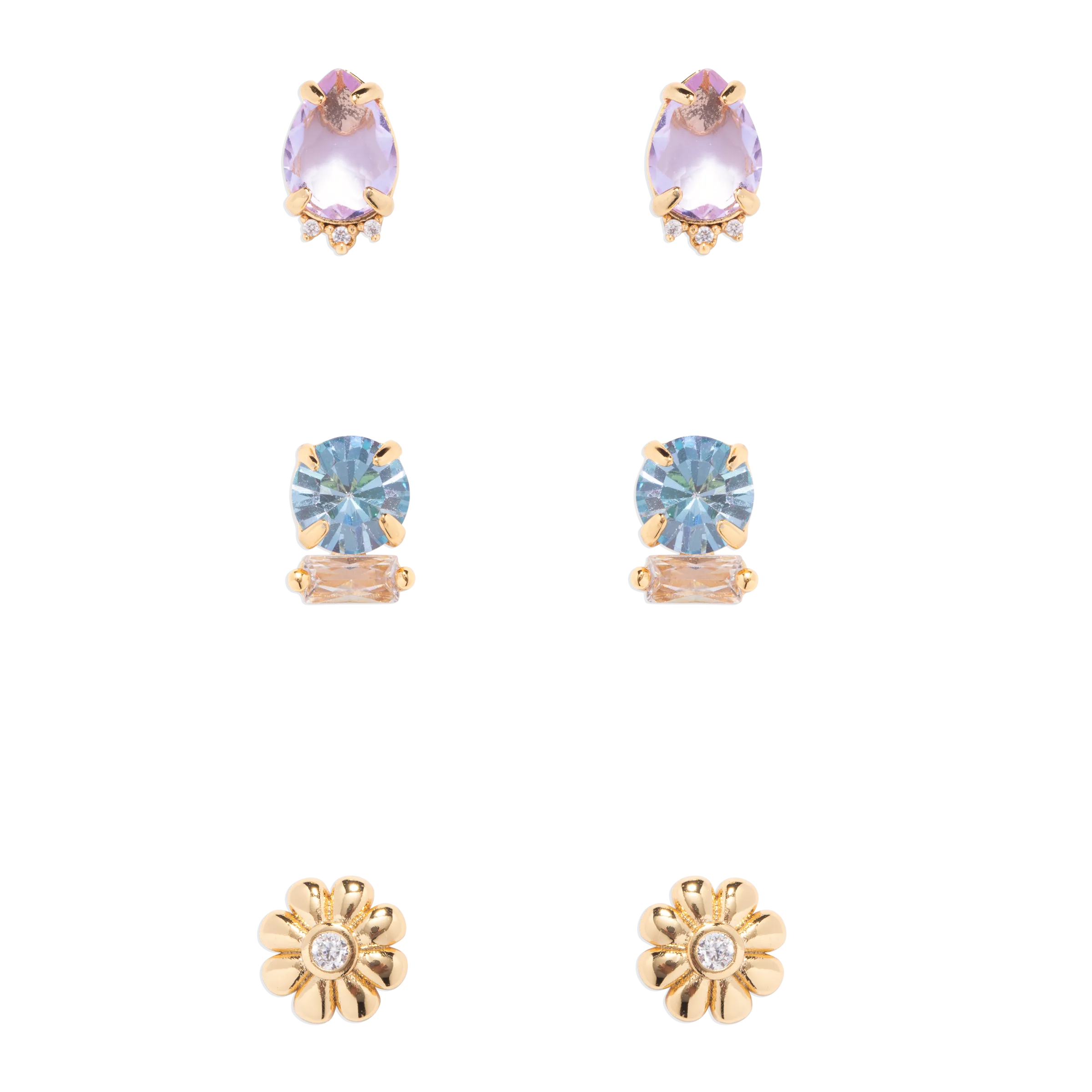 Bohéme Stud Trio Set