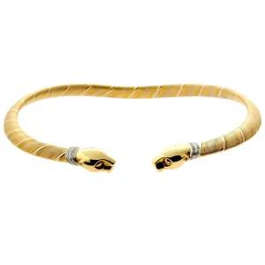 Cartier Panthere Diamond Gold Choker Necklace