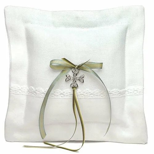 Celtic Charm Square Ring Pillow