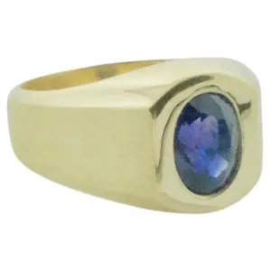 Classic Sapphire Pinky Ring