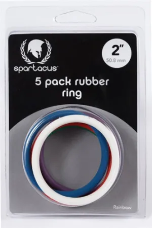 Colorful Cock Ring Set: 5 Fun Rings for Longer-Lasting Pleasure