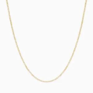 Dainty Curb Chain Necklace