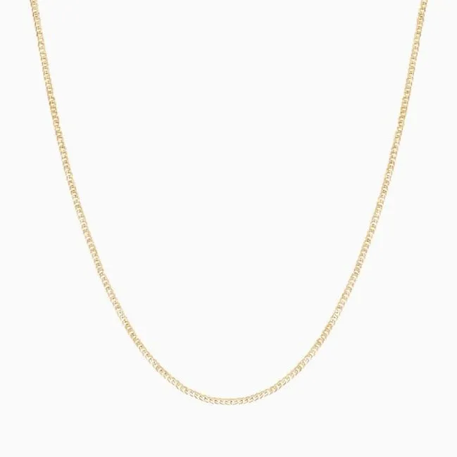 Dainty Curb Chain Necklace