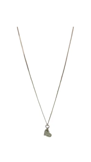 DAINTY SILVER HEART NECKLACE