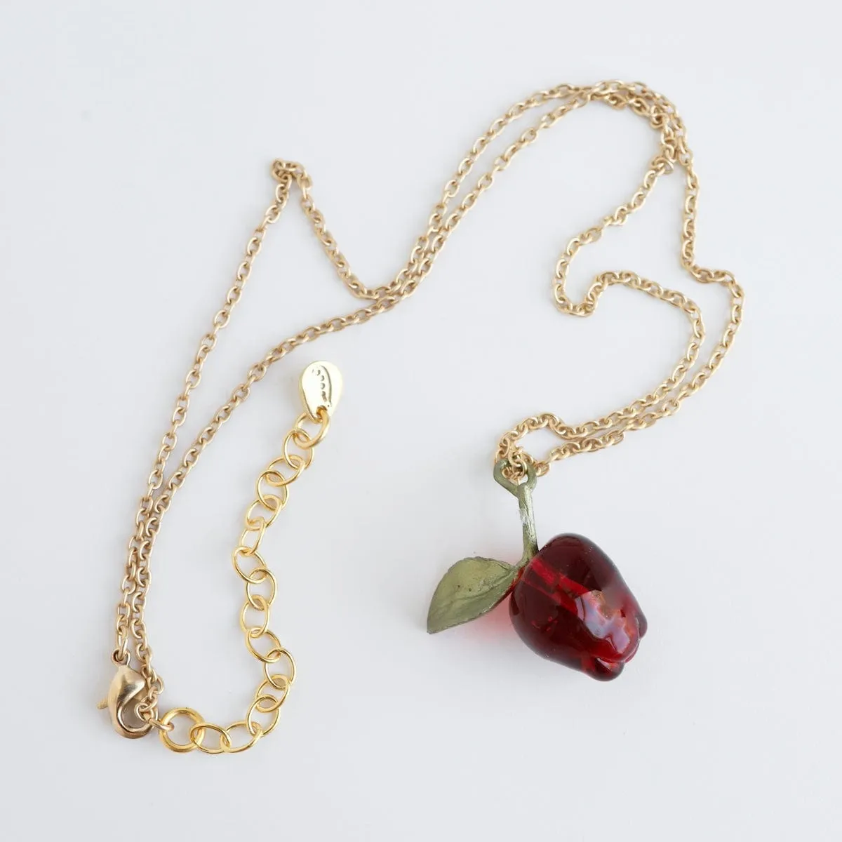 Delicious Apple Pendant Necklace