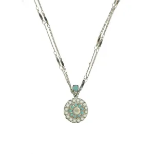 Extra Luxurious Daisy Pendant in "Aegean Coast" *Custom*