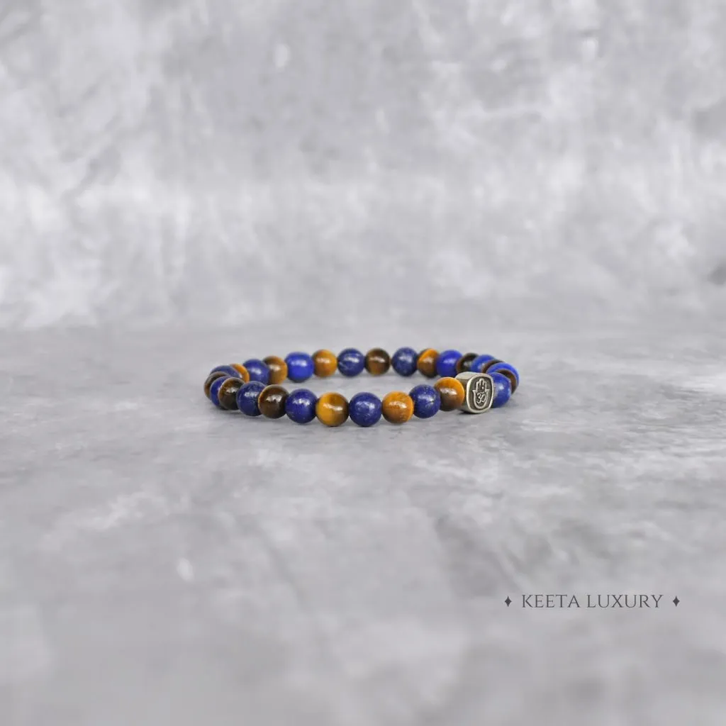 Eye Ultimate - Lapis and tiger eye bracelet