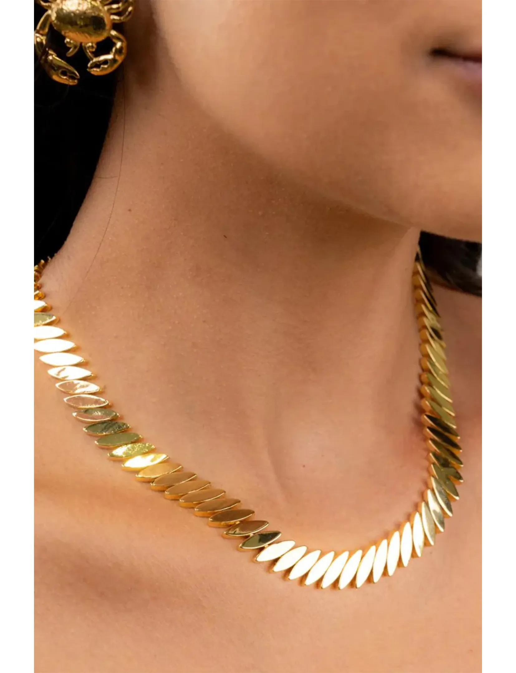 Fabiola Necklace, Gold