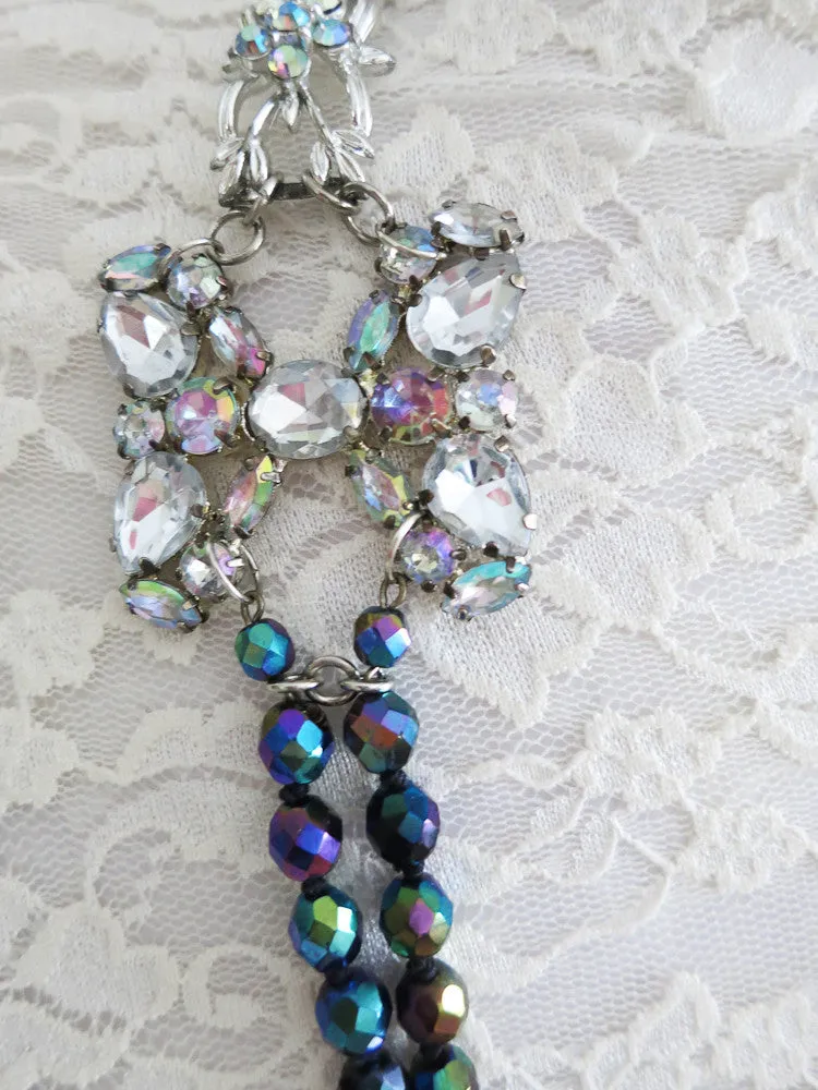 Fabulous Carnival Glass Necklace