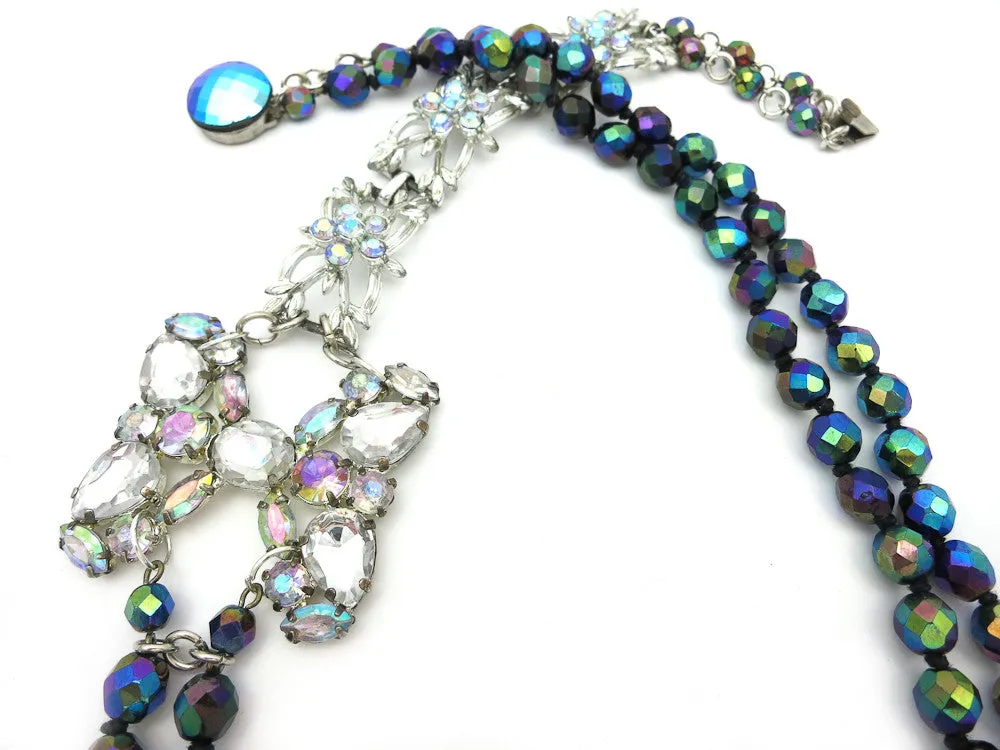 Fabulous Carnival Glass Necklace