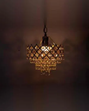 Fancy Pendants Ceiling Hanging Light Chandelier | 12 x 12 x 28 inches