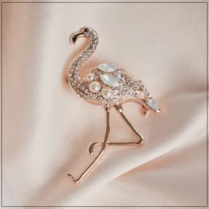 Flamingo Brooch