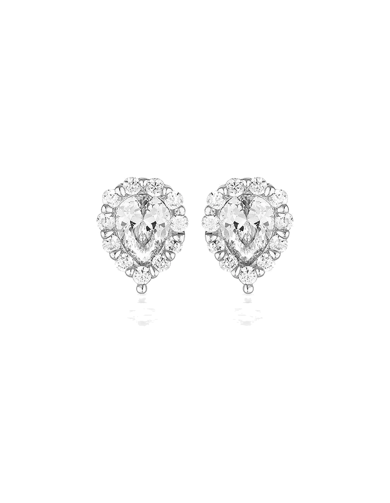 Georgini Monaco Stud Earrings - Silver