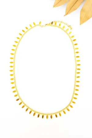 Gold Petals Necklace