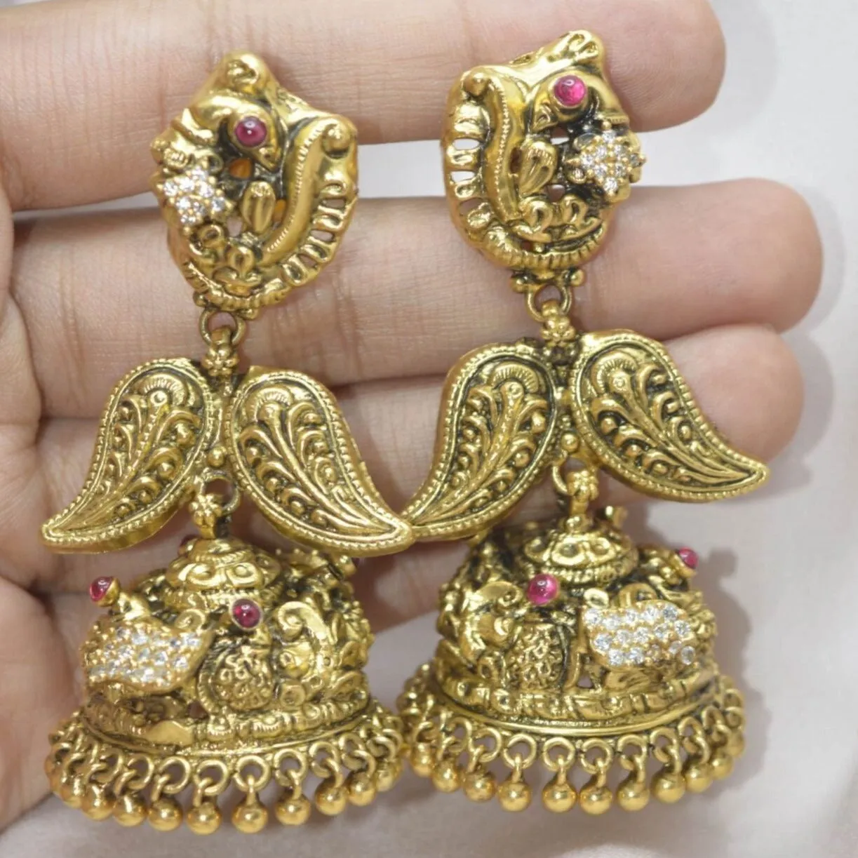 Golden Bliss Jhumka