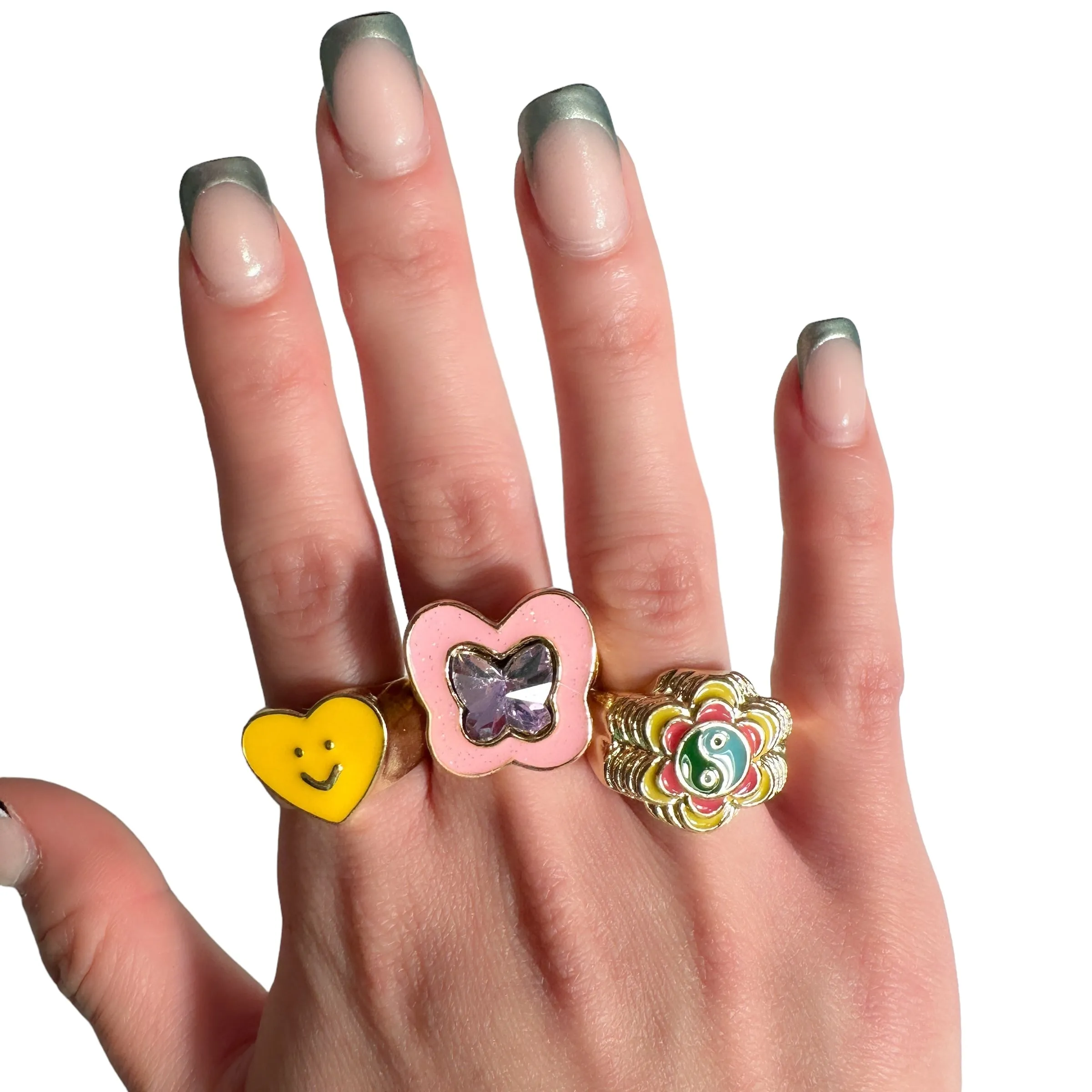 Good Vibes Chunky Ring