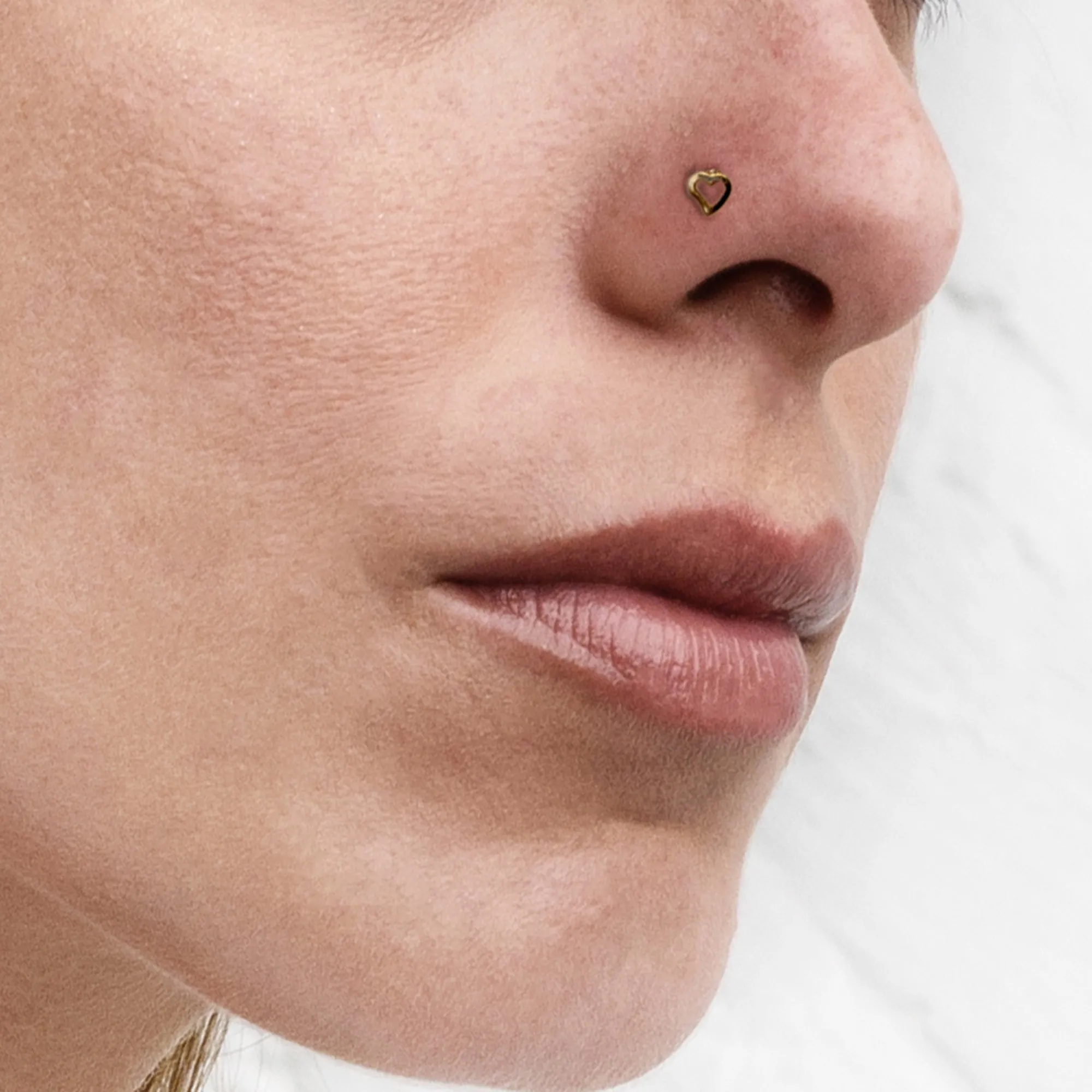 Heart Nose Stud