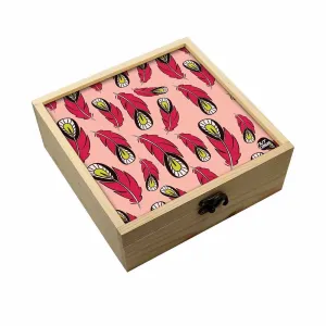 Jewellery Box Makepup Organizer -  Feather