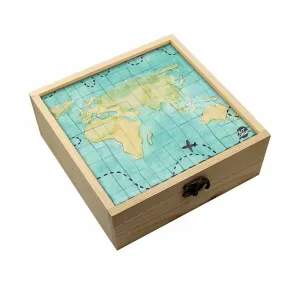 Jewellery Box Makepup Organizer -  Old Map