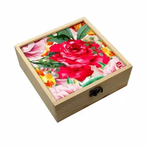 Jewellery Box Makepup Organizer -  Roses