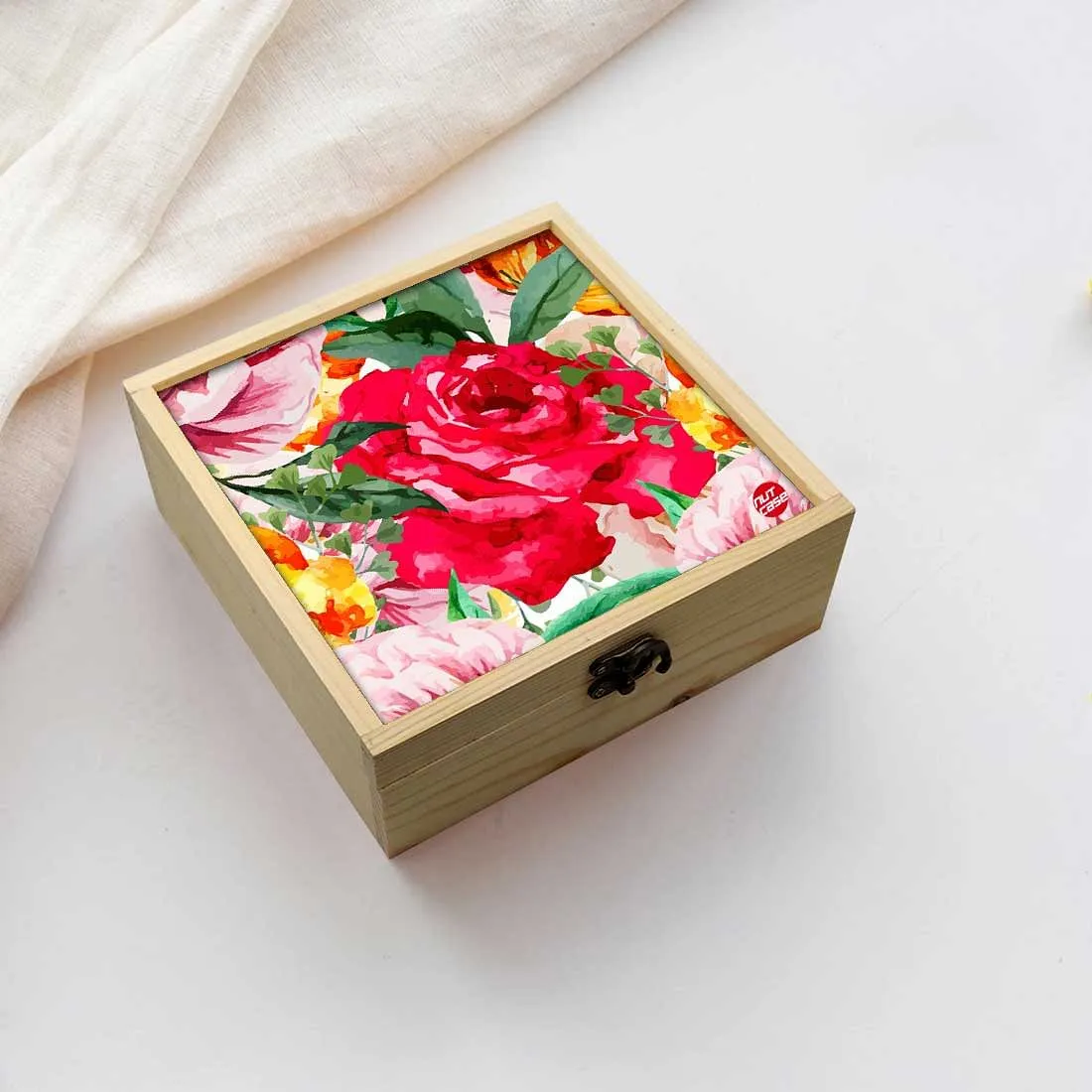 Jewellery Box Makepup Organizer -  Roses