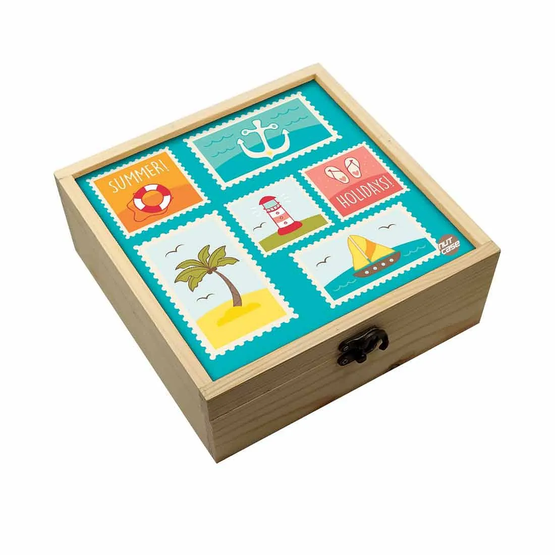 Jewellery Box Makepup Organizer -  Stamp Map