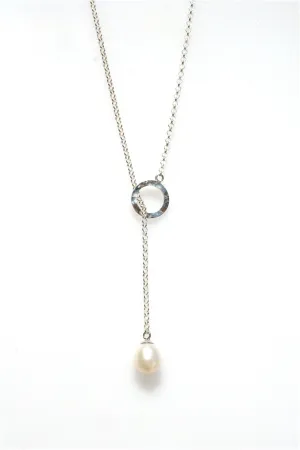 Lani Lariat Pearl Necklace