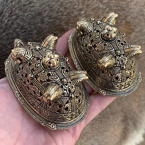 Large Birka Turtle Shells - Bronze