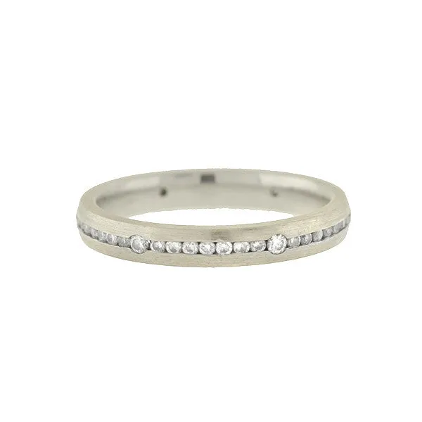 LEGACY Estate 18kt Inlaid Diamond Eternity Band