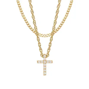 Mister Crucis Gold Necklace