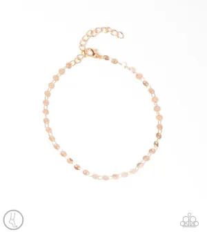 Paparazzi Bracelet ~ Beach Shimmer - Rose Gold