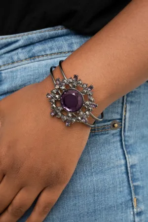 Paparazzi Bracelet ~ Elaborate Elegance - Purple