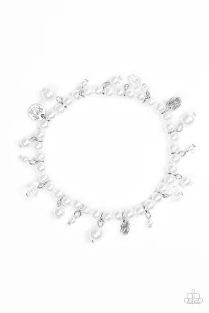 Paparazzi Bracelet ~ Treasure Chest Chic - White