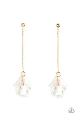 Paparazzi Earring ~ Keep Them In Suspense - Gold