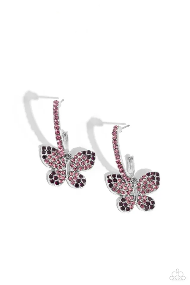 Paparazzi Earring ~ Whimsical Waltz - Purple