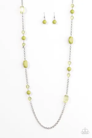 Paparazzi Necklace ~ Already Famous - Green