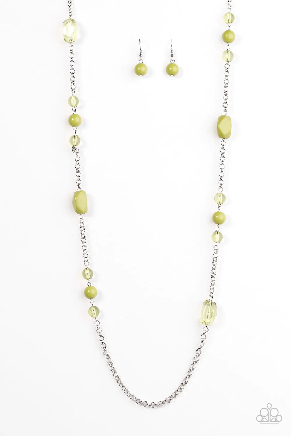 Paparazzi Necklace ~ Already Famous - Green