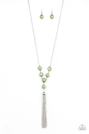 Paparazzi Necklace ~ Rural Heiress - Green