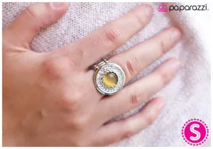 Paparazzi Ring ~ EYE Spy - Yellow