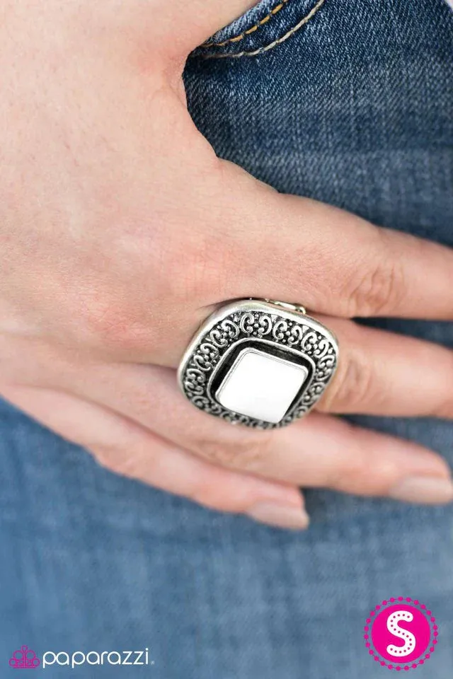 Paparazzi Ring ~ Wild Old West - White