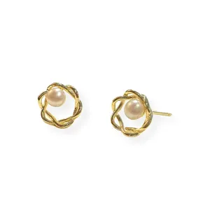 Pearl Twist Studs