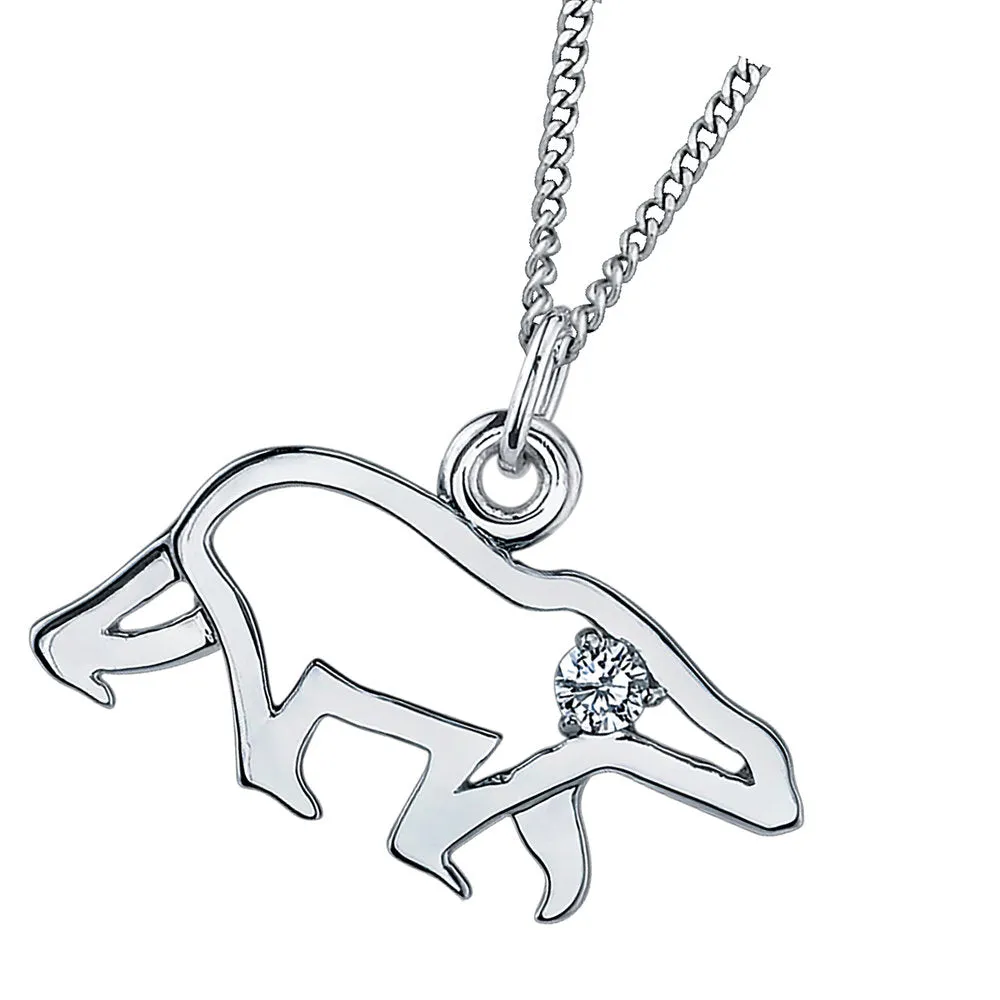 POLAR BEAR CANADIAN DIAMOND PENDANT