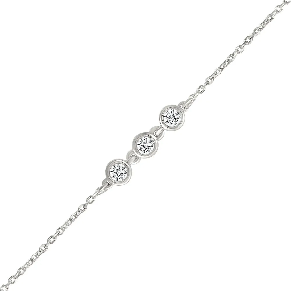 Pretty Classic Diamond Bracelet