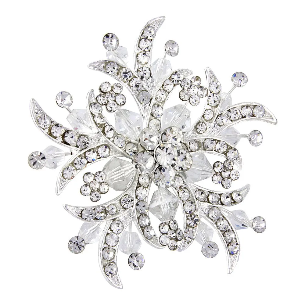 SassB Nia Crystal Brooch